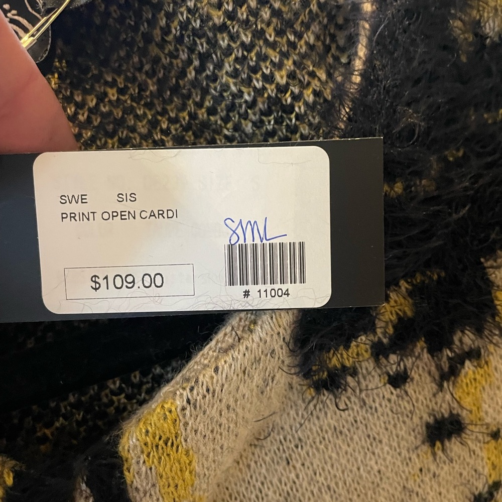 Brand new printed cardigan - Picture 4 of 5